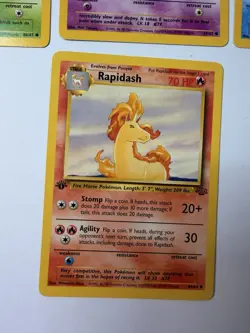 Pokemon 1st Edition WotC Vintage NM Lot Of 7 (jungle Fossil) - Image 2