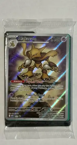 Pokemon Alakazam Black Star Promo Holo 2025 English Factory Sealed - Image 1