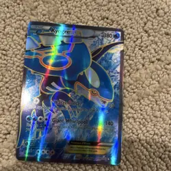 Pokemon Kyogre EX Holo Rare Primal Clash Full Art 148/160 Aqua Card 2015 - Image 1