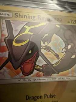 Shining Rayquaza 56/73 Pokemon S&M Shining Legends CGC 10 CLEAN (crossgradeU) - Image 2