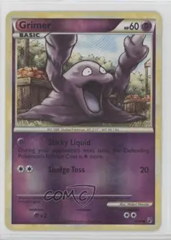 Grimer Reverse Foil Pokemon HeartGold & SoulSilver Undaunted #50 2010 - Image 1