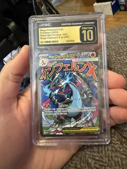 Pokemon Mega Charizard X ex 023 Black Star Promo UPC - CGC 10 PRISTINE - Image 1