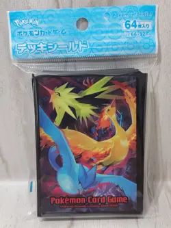 Japanese Pokemon Center Moltres & Zapdos & Articuno Sleeves NEW - Image 1