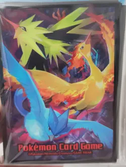 Japanese Pokemon Center Moltres & Zapdos & Articuno Sleeves NEW - Image 3