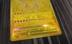 POKEMON TCG Mega Zygarde EX 124/088 GOLD HOLO HYPER RARE Perfect Order **MINT** - Image 2