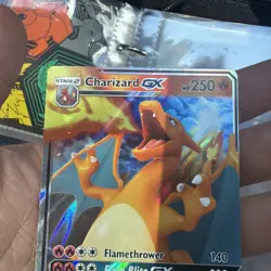 2019 Pokemon Charizard GX 9/68 Hidden Fates Ultra Rare English Holo - Image 2