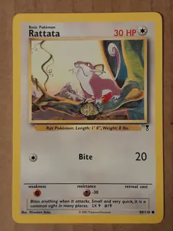 Pokemon Rattata 89/110 Legendary Collection Near-Mint See Pictures - Image 1