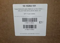 Pokemon Team Rocket's Moltres EX Ultra Premium Collection Case Sealed - 4 boxes - Image 1