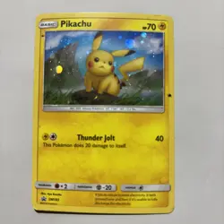 Pokemon Pikachu TCG Holo Blackstar Promo SM183 - Image 1