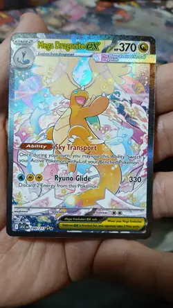 Pokemon TCG Ascended Heroes 290/217 Mega Dragonite ex SIR MINT WELL CENTERED - Image 1