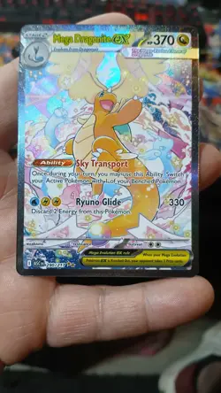 Pokemon TCG Ascended Heroes 290/217 Mega Dragonite ex SIR MINT WELL CENTERED - Image 2