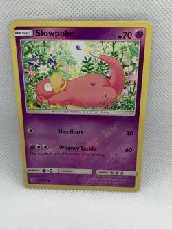 Slowpoke 48/145 Reverse Holo Common Guardians Rising Pokemon 2017 - Image 1