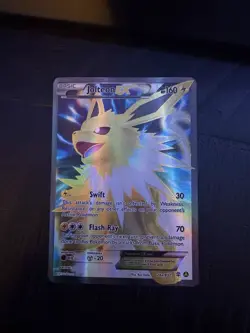 2017 Pokemon TCG XY Generations Jolteon EX Full Art 28a/83 Ultra Rare Holo NM - Image 1