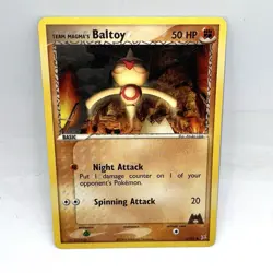 Team Magma's Baltoy 61/95 EX Team Magma Vs. Team Aqua Pokemon TCG - Image 1