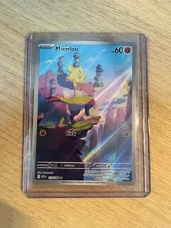 Pokemon TCG Mienfoo 133/086 Illustration Rare Near Mint - Image 1