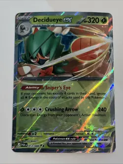 Decidueye ex 012/088 Perfect Order Foil Double Rare Pokemon NM - Image 1