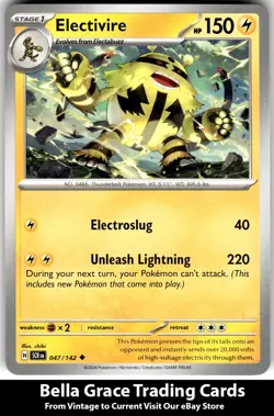 Electivire #047/142 SV07: Stellar Crown Pokemon Uncommon - Image 1