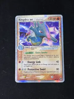 Pokemon TCG Kingdra EX Dragon Frontiers Holo Card 94/101 Delta Species - Image 1