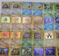 64 Japanese Card Lot | All Holos | Articuno | Mew | LAPRAS | Aerodacryl | Entei - Image 4