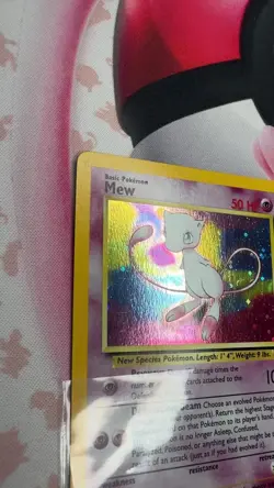 MEW Pokemon Card - WOTC Promo - Black Star - #9 - HOLO - - Image 2