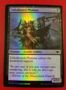 1x Unhallowed Phalanx | FOIL | Innistrad Crimson Vow | MTG Magic Cards - Image 5