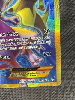 Pokemon Mewtwo EX TCG Full Art Holo Card Breakthrough Secret Rare 163/162 DM - Image 4