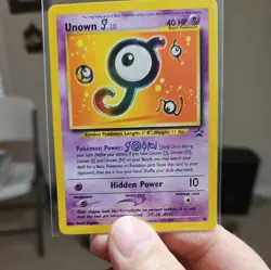 Pokemon Unown [J] Promo Card 38 Regular Promo 40 HP Basic - 2001 Nintendo - Image 1