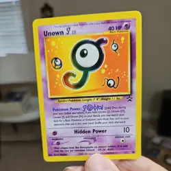 Pokemon Unown [J] Promo Card 38 Regular Promo 40 HP Basic - 2001 Nintendo - Image 4