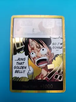 DON!! Card (Luffy) (Gold) Adventure on Kami's Island Foil - Image 1