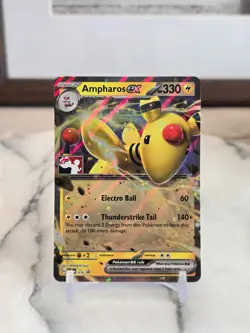 Pokemon TCG Ampharos ex 016 Prize Pack Series Cards Regular NM - Image 1