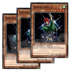 Yugioh - Harpie Lady 2 x 3 - 1st Edition NM - Plus Free Holo - Image 1