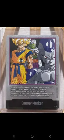 Bandai Son Goku Energy Marker E-57 Foil DBS Dragon Ball Super Card Game - Image 1