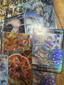 TOMY WIXOSS Foil And Holo 17 Card Lot - Image 3