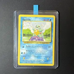 NM Squirtle 63/102 Base Set Pokemon Card - Image 1
