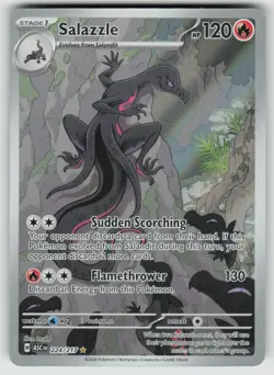 Salazzle 224/217 Illustration Rare Ascended Heroes Pokemon Holo Near Mint - Image 1