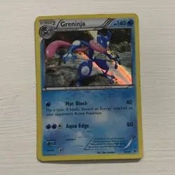 Pokemon Greninja Kalos Starter Set Holo 14/39 Stage 2 140 HP Card - Image 1
