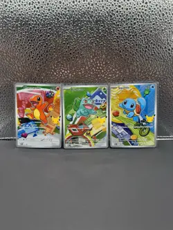 Pokemon First Partner Jumbo Kanto Starters Bulbasaur, Charmander, Squirtle - Image 1