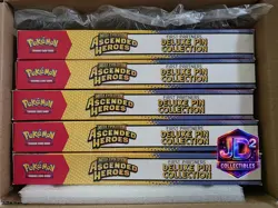 Pokemon Ascended Heroes First Partners Deluxe Pin Collection TCG Sealed Lot of 5 - Image 2