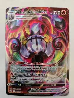 Chandelure VMAX 040/264 Holo VMAX Rare Fusion Strike NM/M Pokemon - Image 1