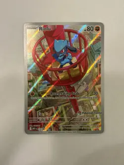 Riolu - 010 (Pokemon Center Exclusive) 010 Me: Mega Evolution Promo Holo - Image 1