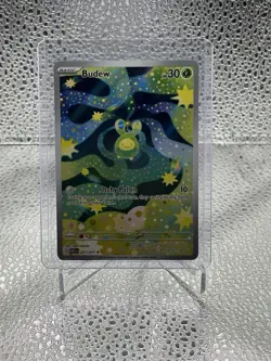 Pokemon Budew 221/217 Illustration Rare Ascended Heroes Full Art NM+ - Image 1