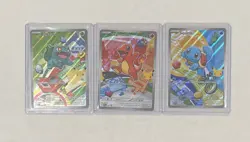 Pokemon First Partner Illustration Collection Series 1 Kanto Starter GEN 1- NM - Image 1
