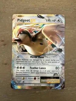 Pokemon Pidgeot EX 64/108 Evolutions Ultra Rare Holo NM - Image 1