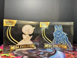 Pokemon Mega Evolution Elite Trainer Box, Gardevoir & Lucario - Lot - Image 1
