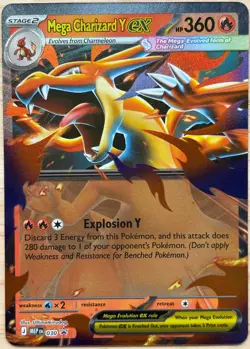 Mega Charizard Y ex - 030 030 Holo Promo ME: Mega Evolution Promo Pokemon NM - Image 1