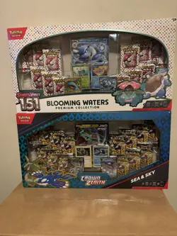 Pokemon TCG Blooming Waters (151) + Sea & Sky (Crown Zenith) Premium Collection - Image 1