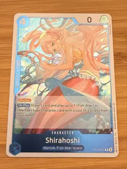 Bandai One Piece Shirahoshi OP14-047 Rare Character Blocker Card English - Image 1