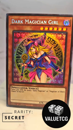 Dark Magician Girl (Rush Duel Art) Secret Rare Custom Alternate Art Casual Card - Image 2