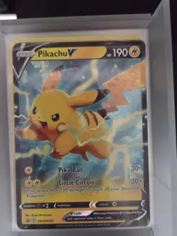 Pikachu V SWSH063 SWSH: Sword & Shield Promo Cards Holo - Image 1