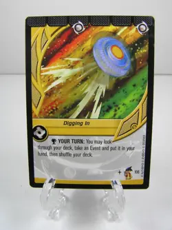 Beyblade Trading Card Game TCG #108 Digging In 2003 Decipher - Image 1
